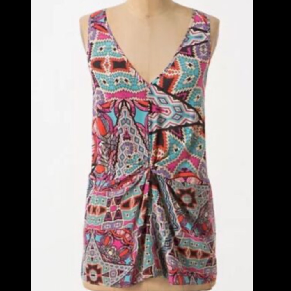 🌺anthropologist leifnotes top blouse size 6